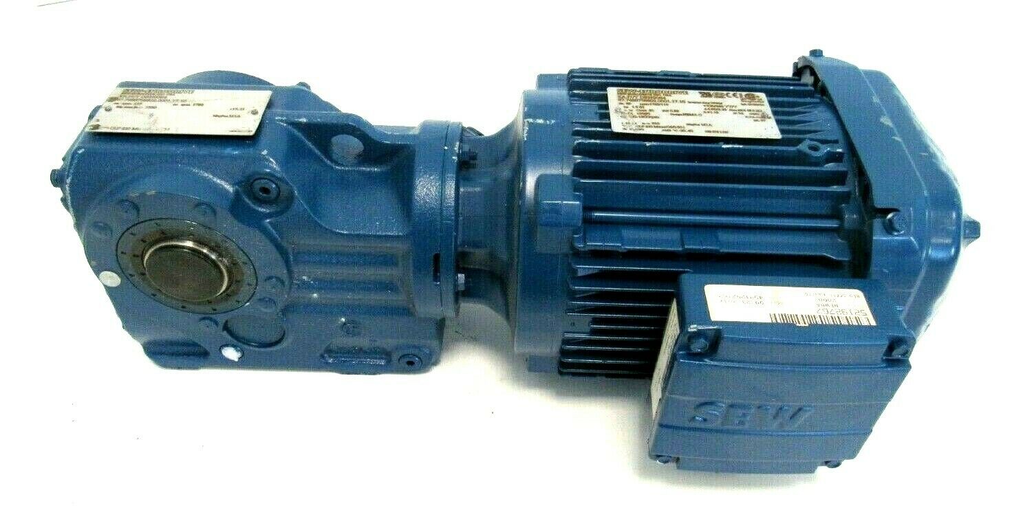 NEW SEW EURODRIVE KA37/T DRN90S4 GEARMOTOR KA37TDRN90S4 - Image 3