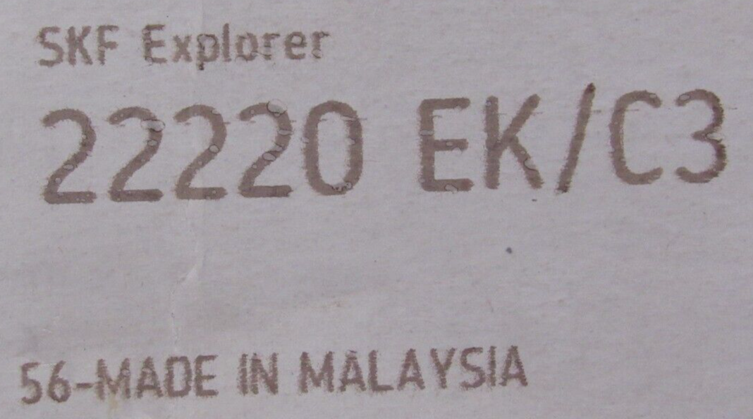 NEW SKF 22220 EK/C3 SPHERICAL ROLLER BEARING 22220EKC3 - Image 4