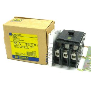 NEW SQUARE D QOU350 MINIATURE CIRCUIT BREAKER 240V 50A