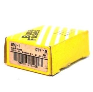 10 NEW BUSSMANN BBS-1 FUSES BBS1