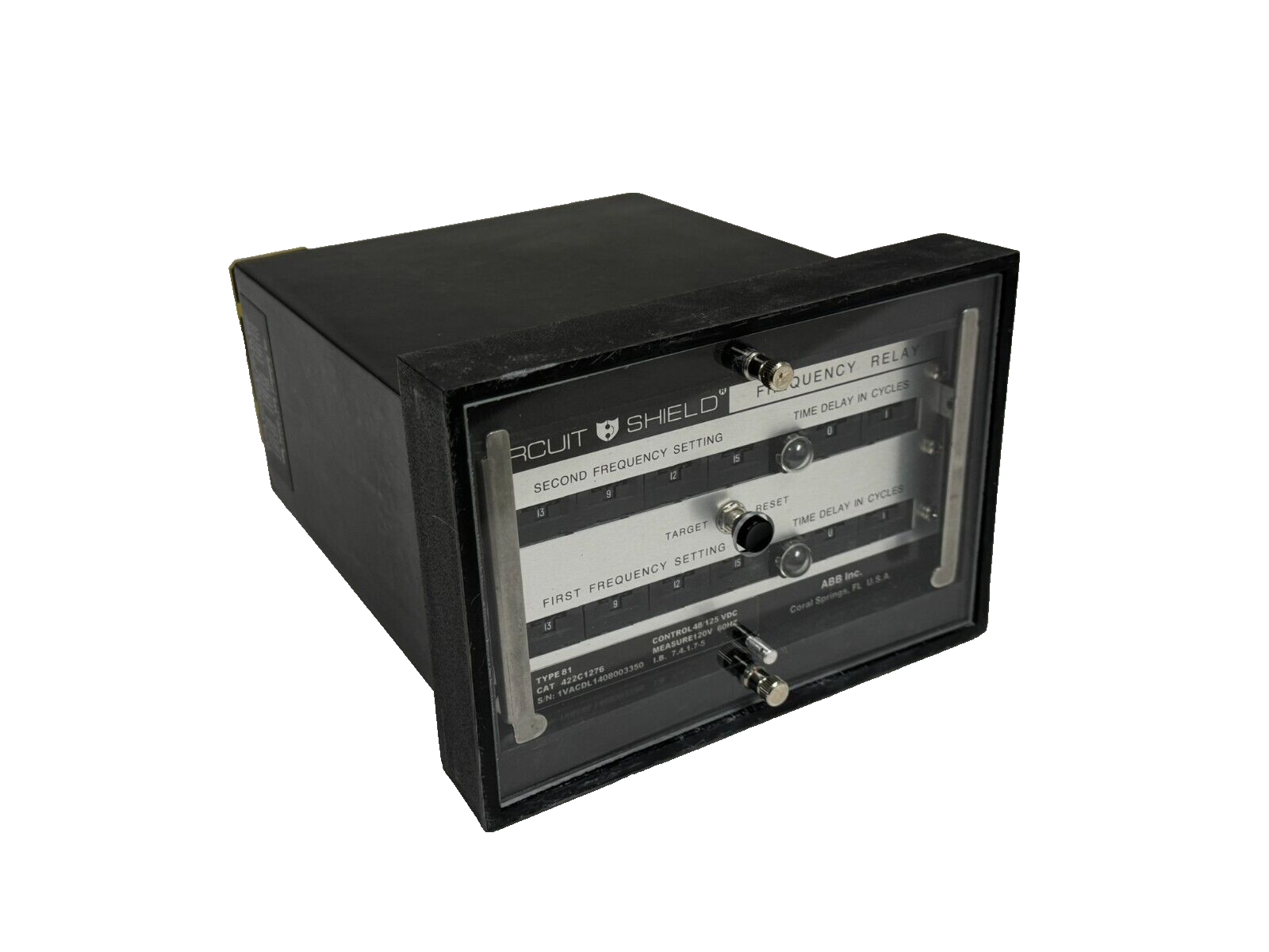 NEW ABB 422C1276 FREQUENCY RELAY TYPE: 81 48/125VDC 120VAC 60HZ - Image 3