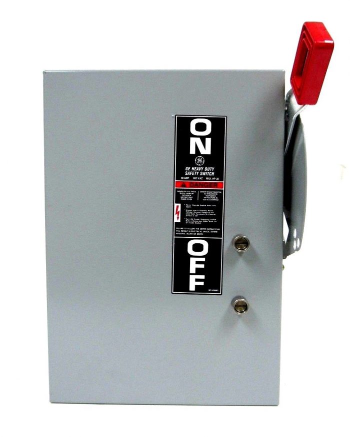 NEW GENERAL ELECTRIC THN3361J SAFETY SWITCH 30A 3 POLES 600/250V MODEL 11 - Image 3