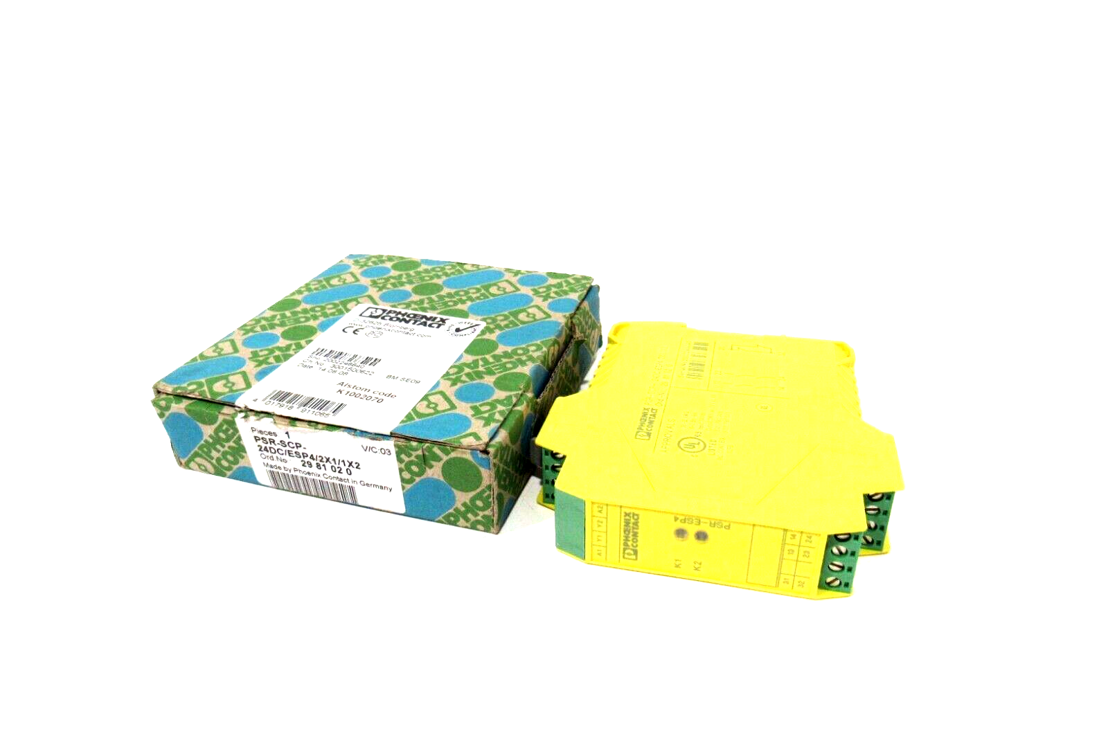 NEW PHOENIX CONTACT PSR-SCP- 24DC/ESP4/2X1/1X2 SAFETY RELAY PSRSCP24DCESP42X11X2