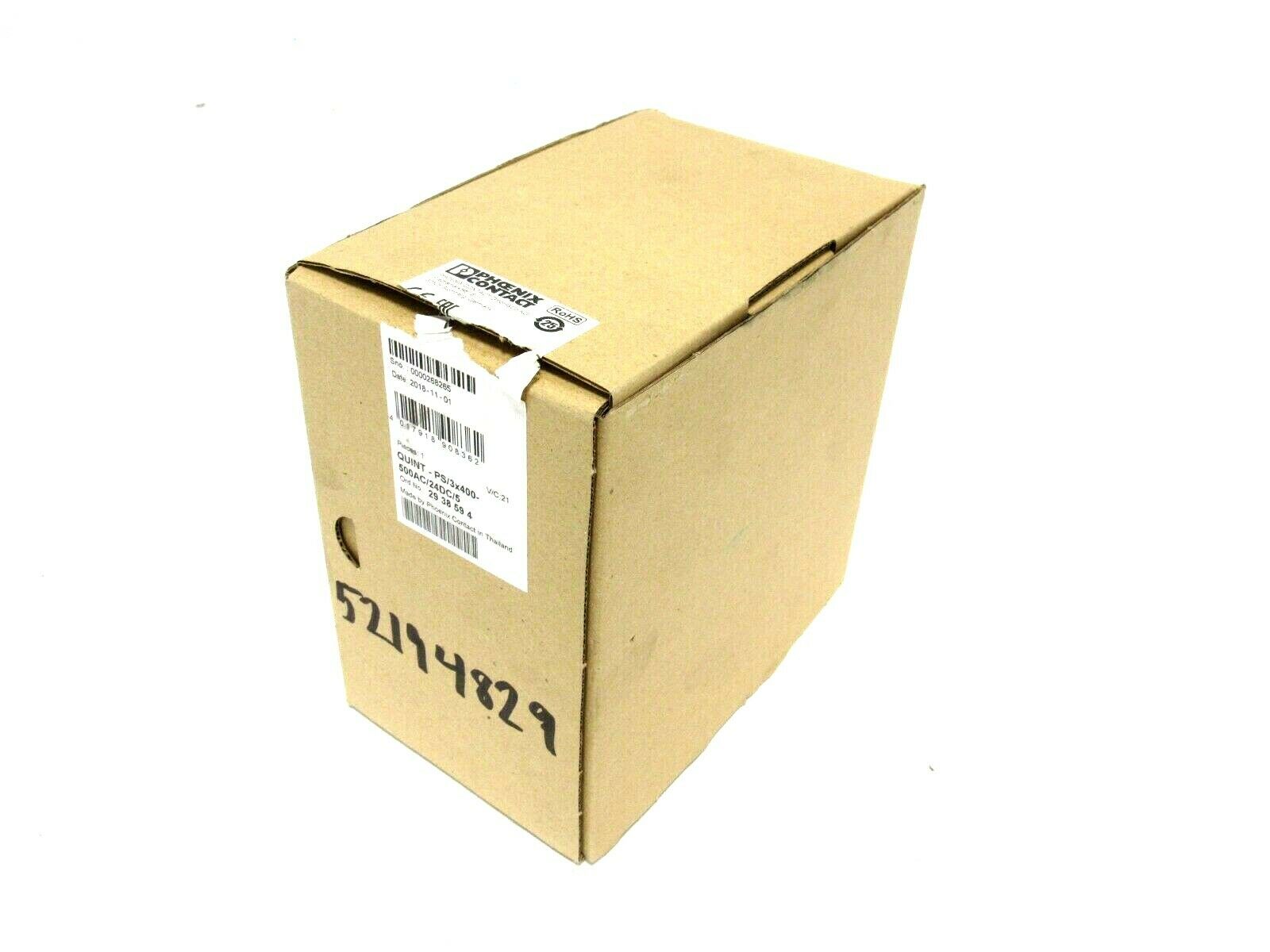 NEW PHOENIX CONTACT QUINT-PS/3x400-500AC/24DC/5 POWER SUPPLY 2938594