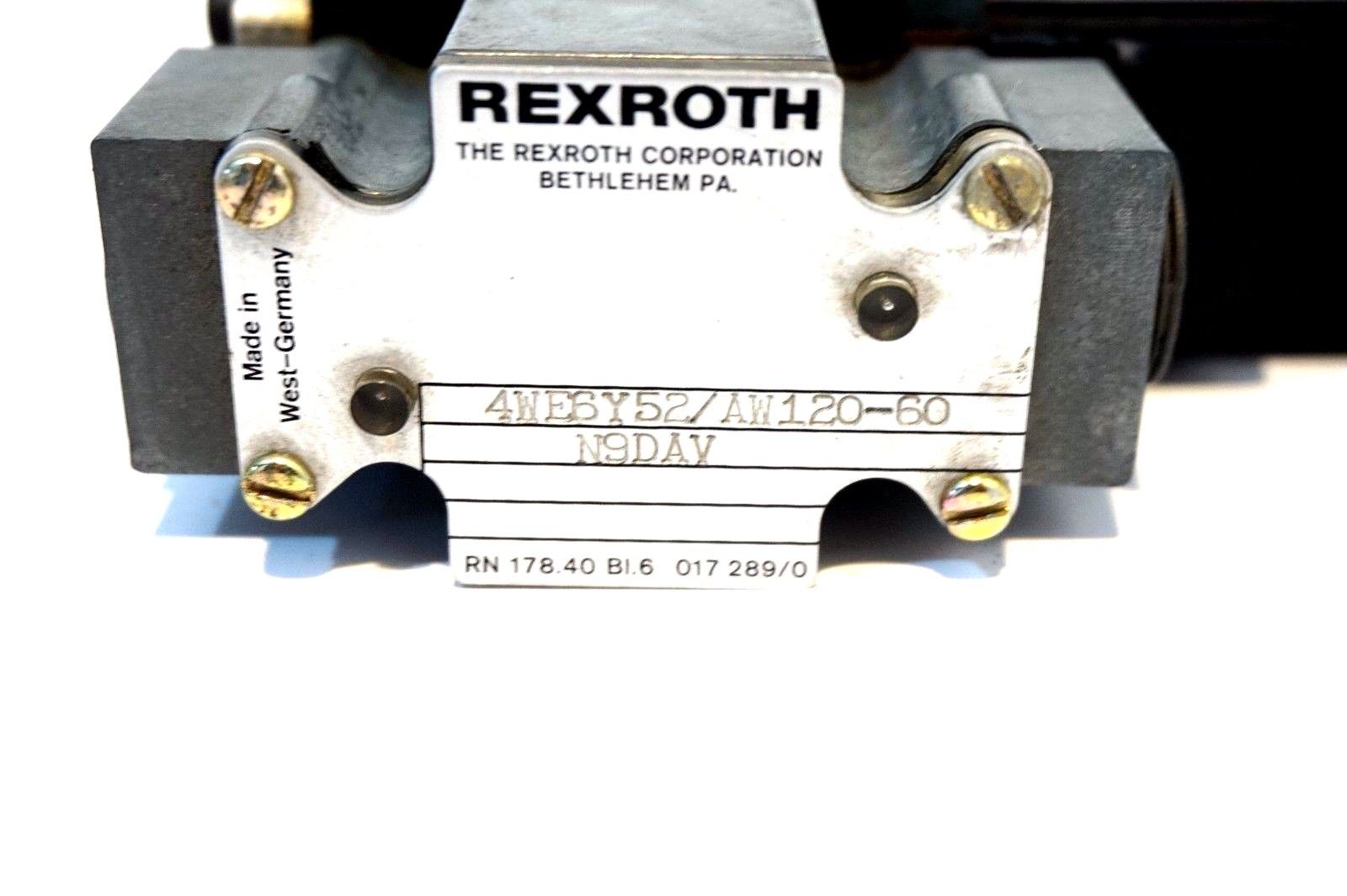 NEW REXROTH 4WE6Y52/AW120-60 VALVE 4WE6Y52AW12060 - Image 3