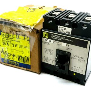 NEW SQUARE D FAL34060 CIRCUIT BREAKER 60A 3P