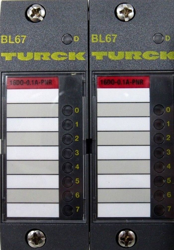 NEW TURCK BL67-16DO-0.1A-PNR MODULE AND MANIFOLD BL6716DO01APNR BL67-B-VA-P1 - Image 6