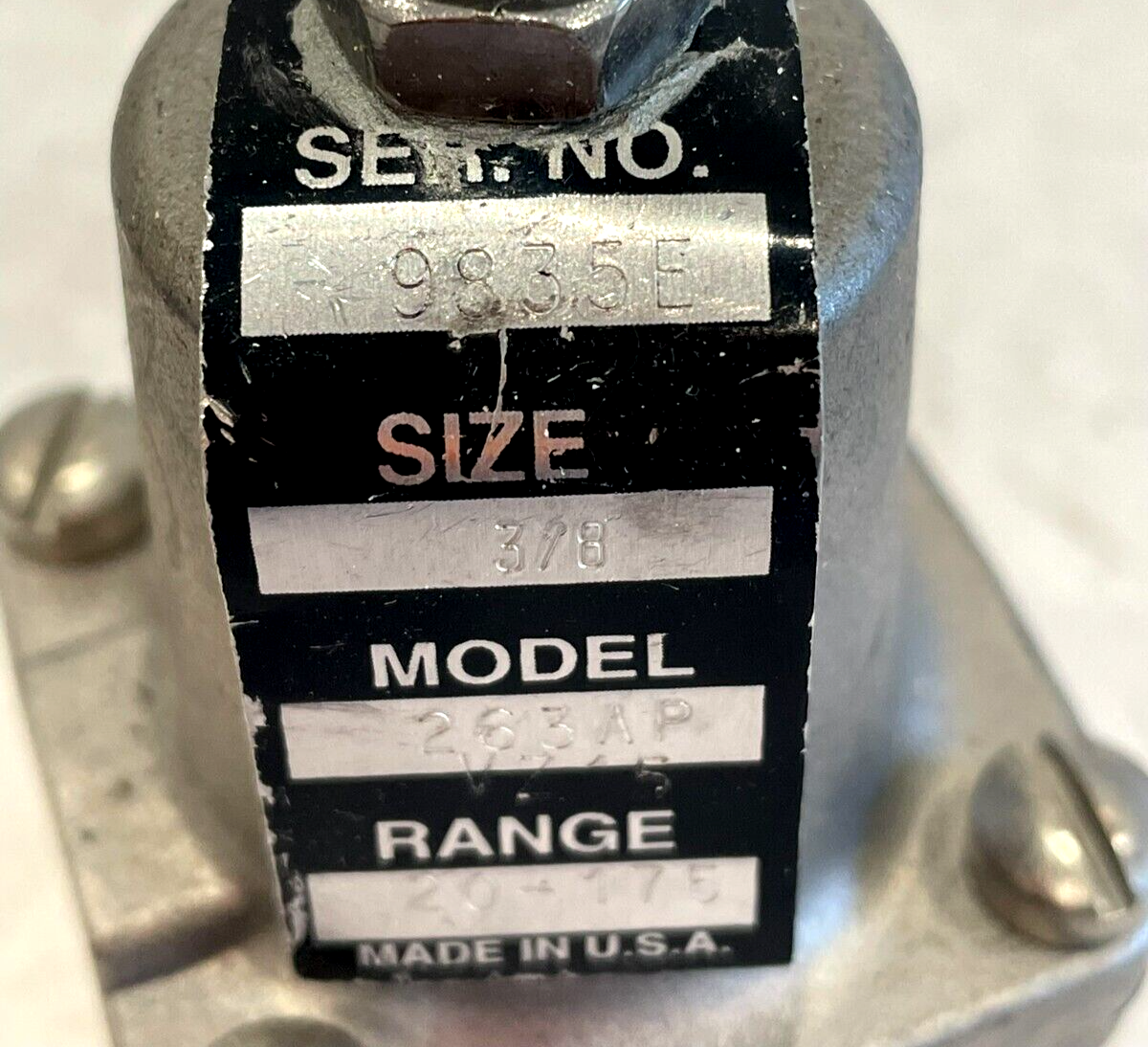 NEW WATTS SS263APVZ15 3/8"WATER PRESSURE REGULATOR - Image 4