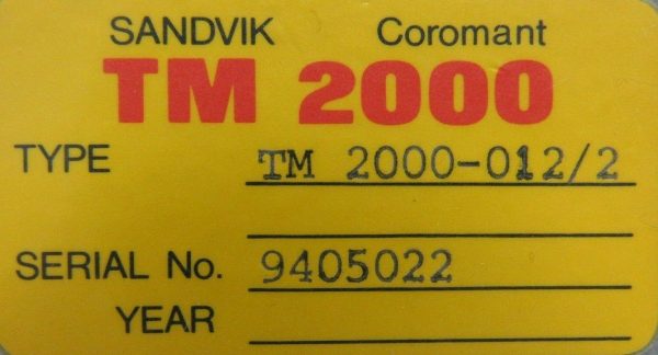 USED SANDVIK TM-2000-012/2 PROCESS CONTROLLER TM20000122 - Image 5