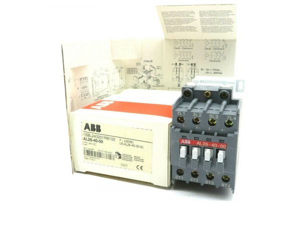 NEW ABB AL26-40-00 CONTACTOR 24V AL26-40-00 1SBL243201R8100 AL264000 - Image 3