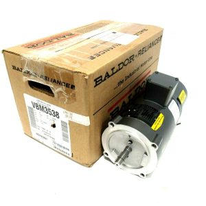 NEW BALDOR VBM3538 BRAKE MOTOR 1/2HP 208-230/460V 1725RPM 5/8" DIA.