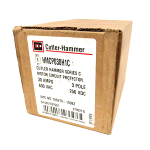 NEW CUTLER HAMMER HMCP030H1C CIRCUIT BREAKER 3 POLE 30A
