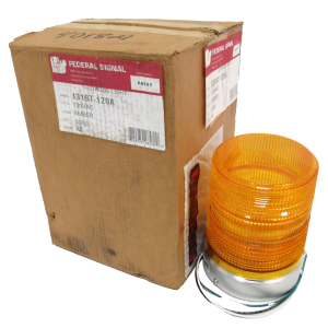 NEW FEDERAL SIGNAL 131ST-120A AMBER LIGHT 120V 131ST