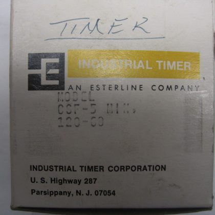 NEW INDUSTRIAL TIMER COMPANY CSF-5 M  MOTOR TIMER CSF5M