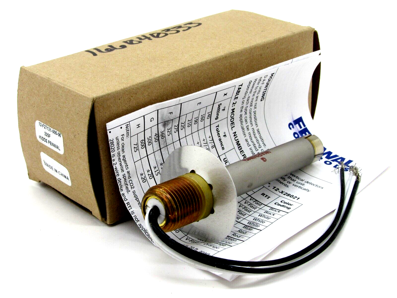 NEW KIDDE FENWAL 12-F27121-000-06 FIRE DETECTOR 325F 12F2712100006