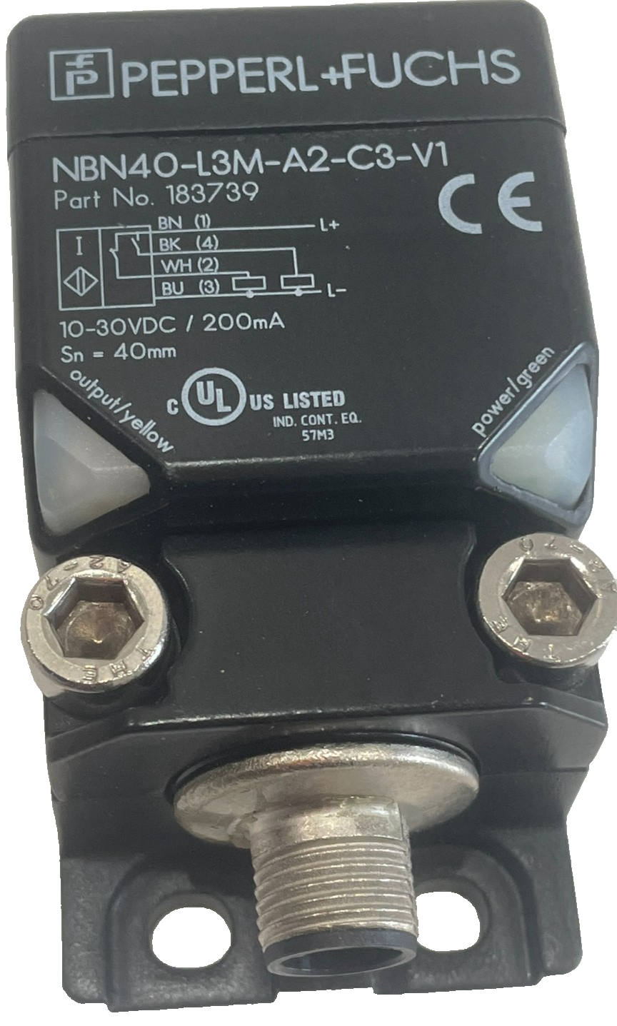 NEW PEPPERL+FUCHS NBN40-L3M-A2-C3-V1 INDUCTIVE SENSOR 183739 NBN40L3MA2C3V1 - Image 3