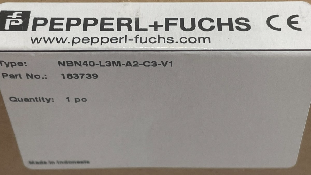 NEW PEPPERL+FUCHS NBN40-L3M-A2-C3-V1 INDUCTIVE SENSOR 183739 NBN40L3MA2C3V1 - Image 4