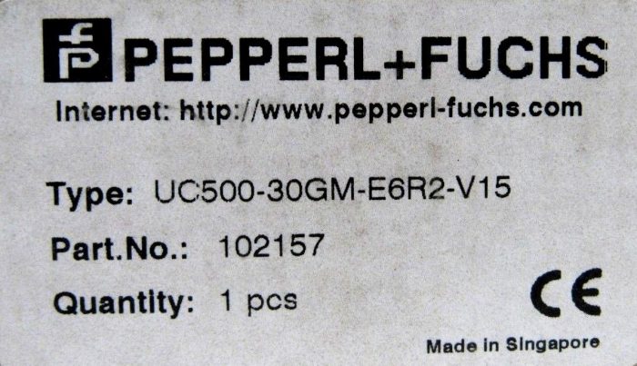 NEW PEPPERL+FUCHS UC500-30GM-E6R2-V15 SENSOR 102157S UC50030GME6R2V15 - Image 5