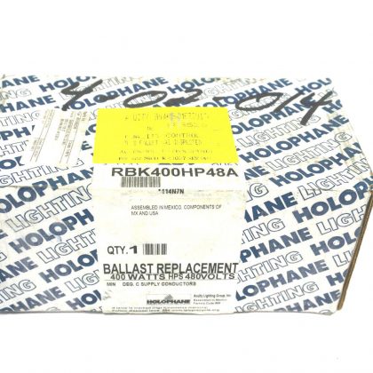 NEW SEALED HOLOPHANE LIGHTING  RBK400HP48A BALLAST KIT