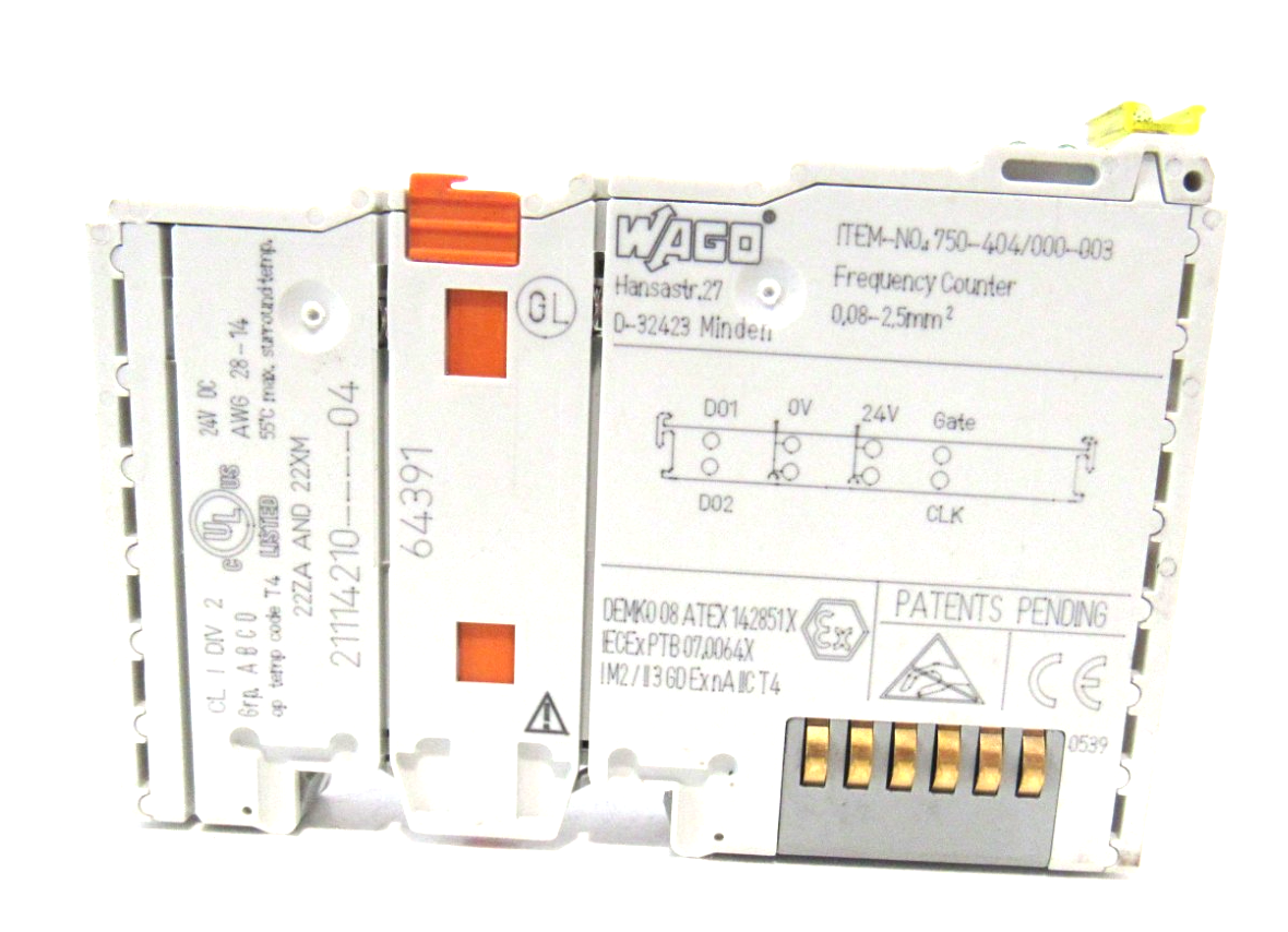 NEW WAGO 750-404/000-003 FREQUENCY COUNTER 750404000003 - Image 3