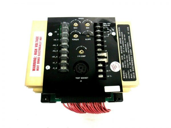 REFURBISHED SECO ELECTRONICS 8600 SCR MOTOR SPEED CONTROL - Image 3