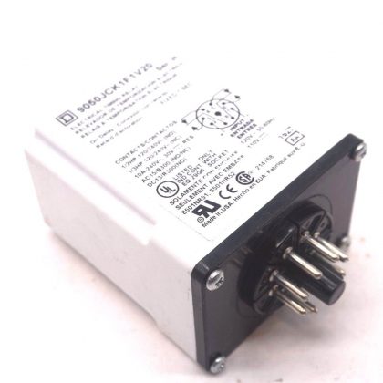 USED SQUARE D 9050JCK1F1V20 TIMING RELAY SER.H 9050JCK1F1V20