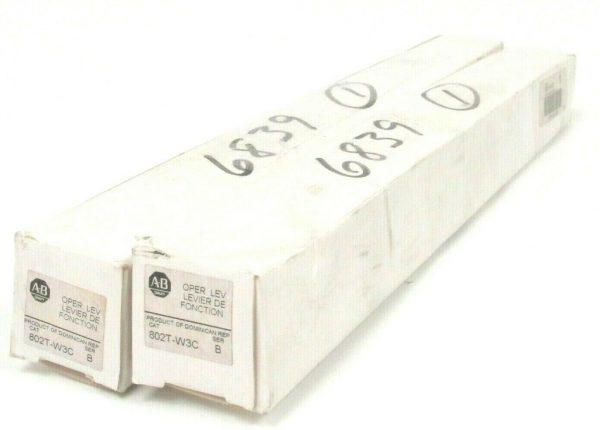 2 NEW ALLEN BRADLEY 802T-W3C OPERATING LEVER ARMS 802TW3C