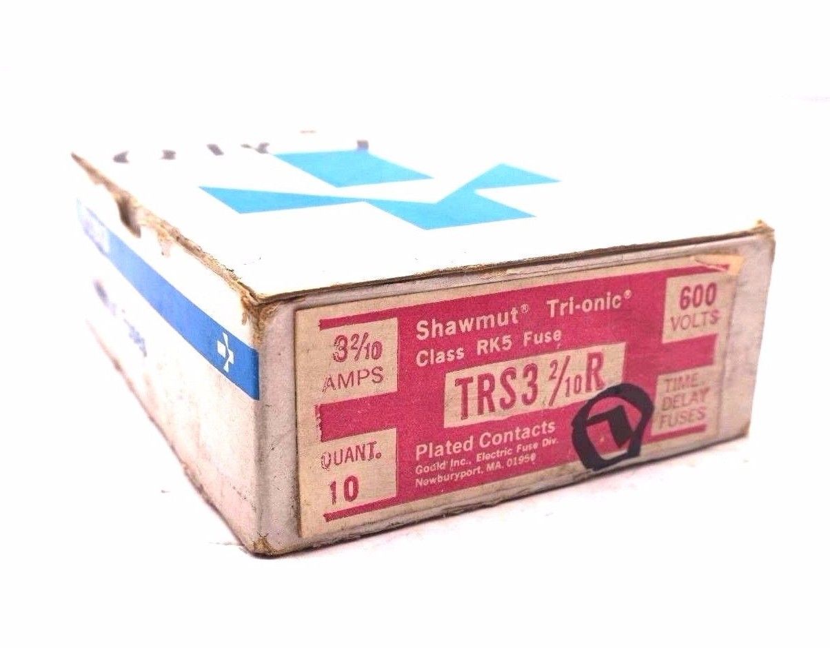 7 NEW FERRAZ SHAWMUT TRS-3-2/10-R FUSES TRS3210R - Image 3
