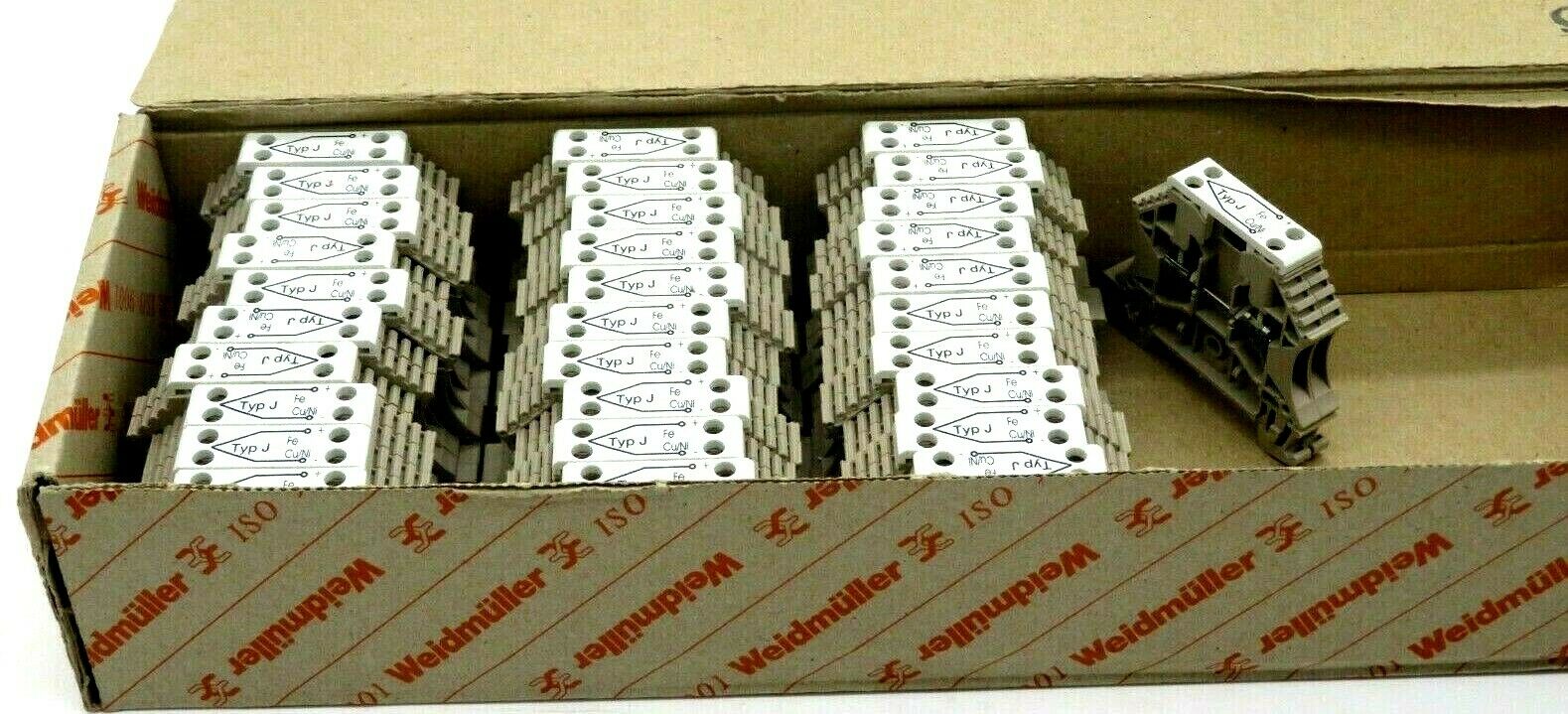 NEW 31 PCS WEIDMULLER WDU-2.5/TC TYPE J TERMINAL BLOCK WDU25TC - Image 4