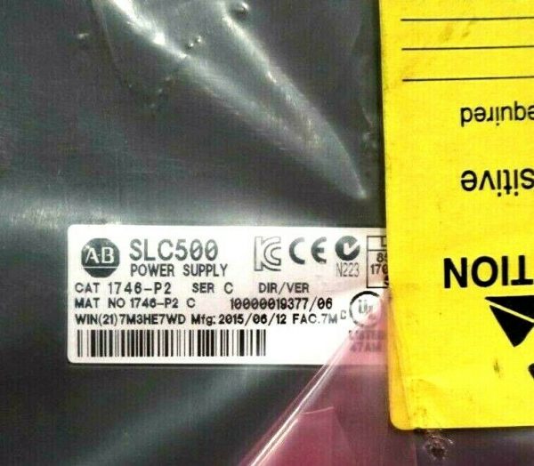 NEW ALLEN BRADLEY 1746-P2 POWER SUPPLY SER.C 1746P2 - Image 4