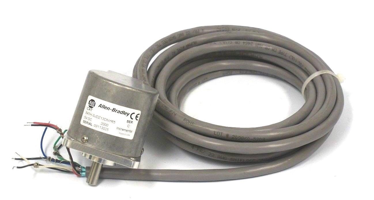 NEW ALLEN BRADLEY 845H-SJDZ13DNYR5 ENCODER SER. C, 845HSJDZ13DNYR5