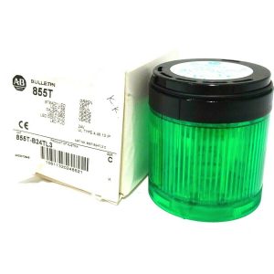 NEW ALLEN BRADLEY 855T-B24TL3 STEADY LED STACK LIGHT SER.C 855TB24TL3