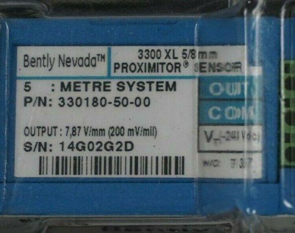 NEW BENTLY NEVADA 330180-50-00 3300 XL 8MM PROXIMITOR SENSOR 3301805000 - Image 5