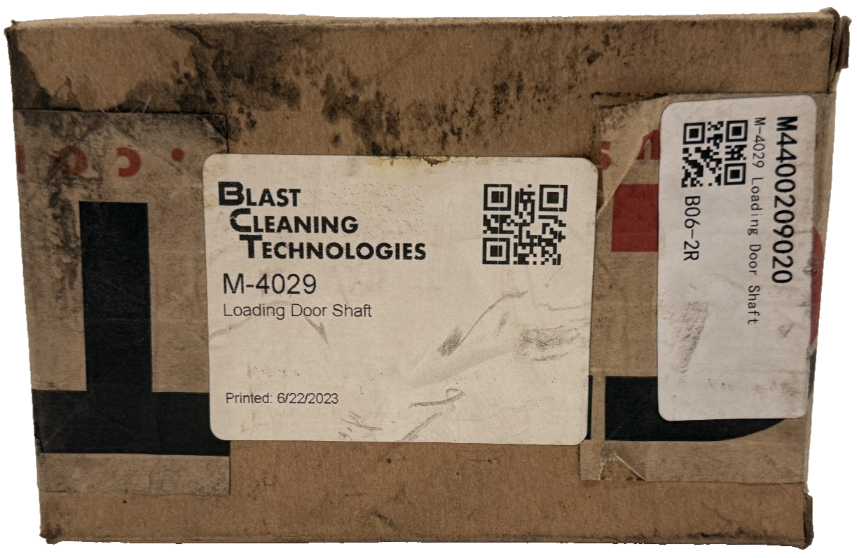 NEW BLAST CLEANING TECHNOLOGIES M-4029 LOADING DOOR SHAFT M4029 - Image 4
