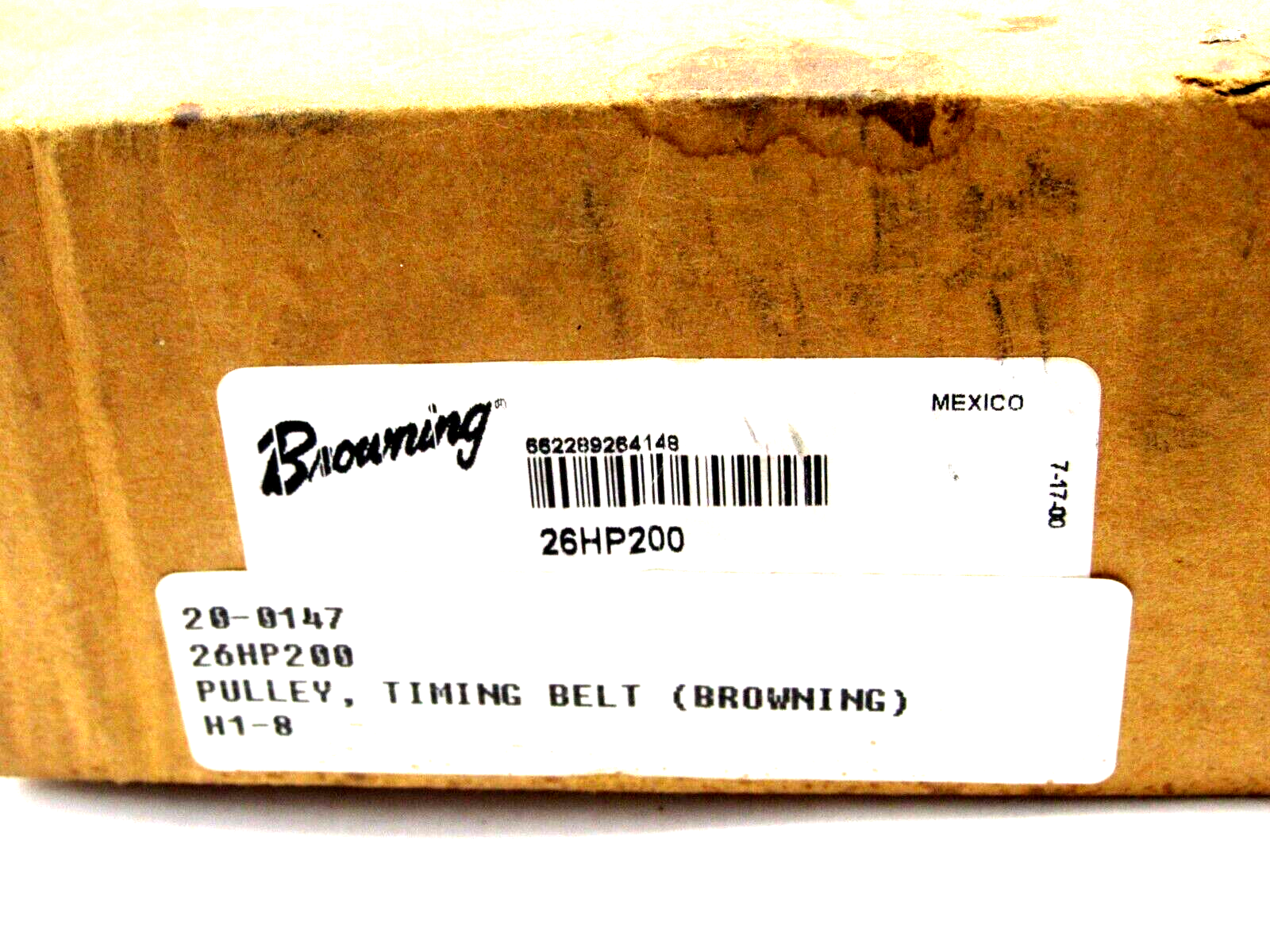NEW BROWNING 26HP200 TIMING BELT PULLEY - Image 5