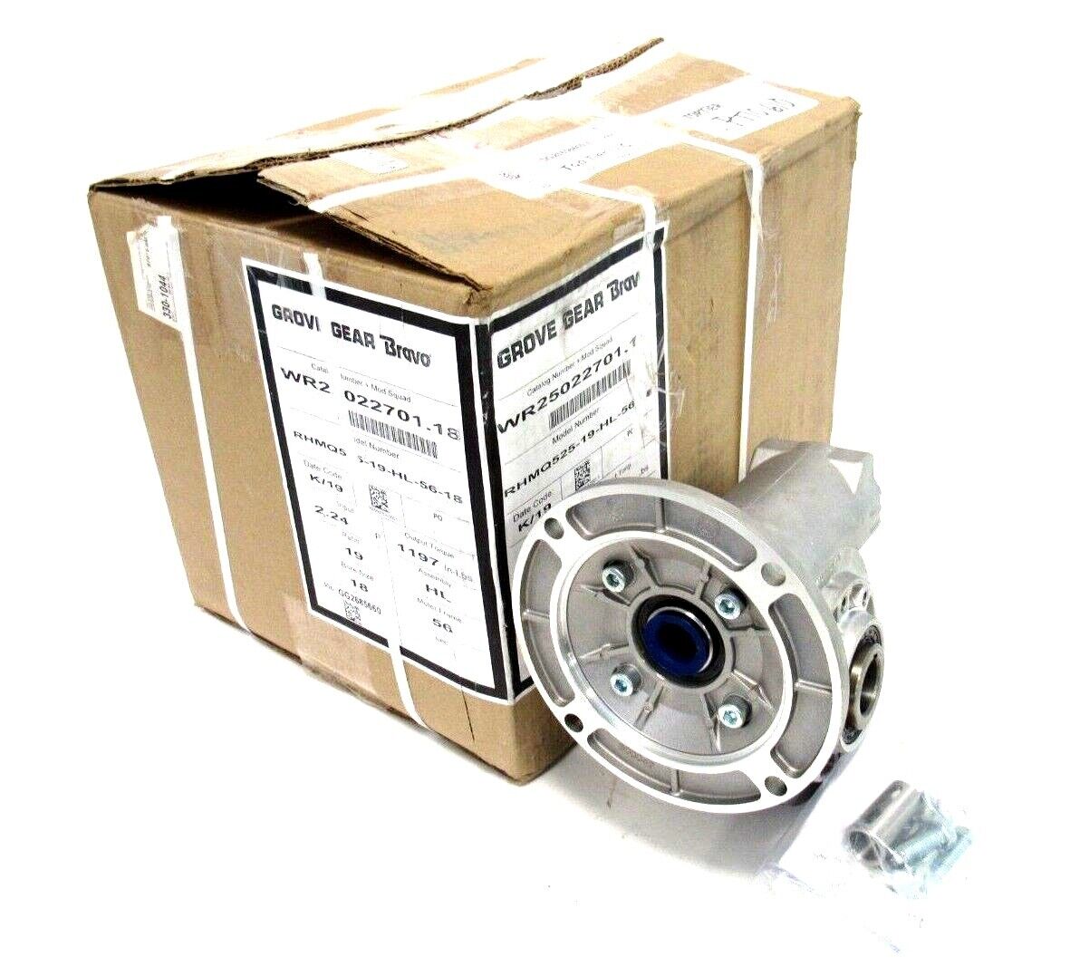 NEW GROVE GEAR RHMQ525-19-HL-56-18 GEAR REDUCER 19:1 WR25022701.18