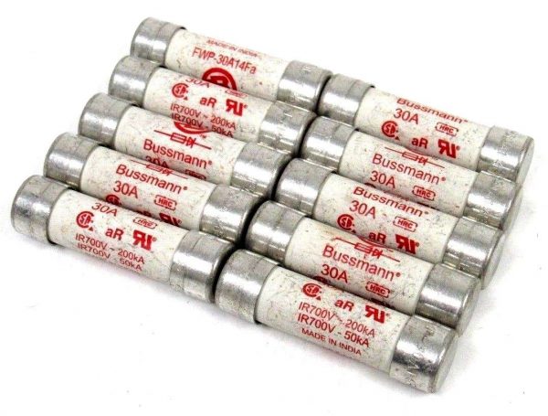 NEW LOT OF 10 BUSSMANN FWP-30A14FA FUSE FWP30A14FA