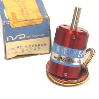 NEW NSD CORP. / MAZAK RS-03006CA ROTARY SWITCH RS03006CA