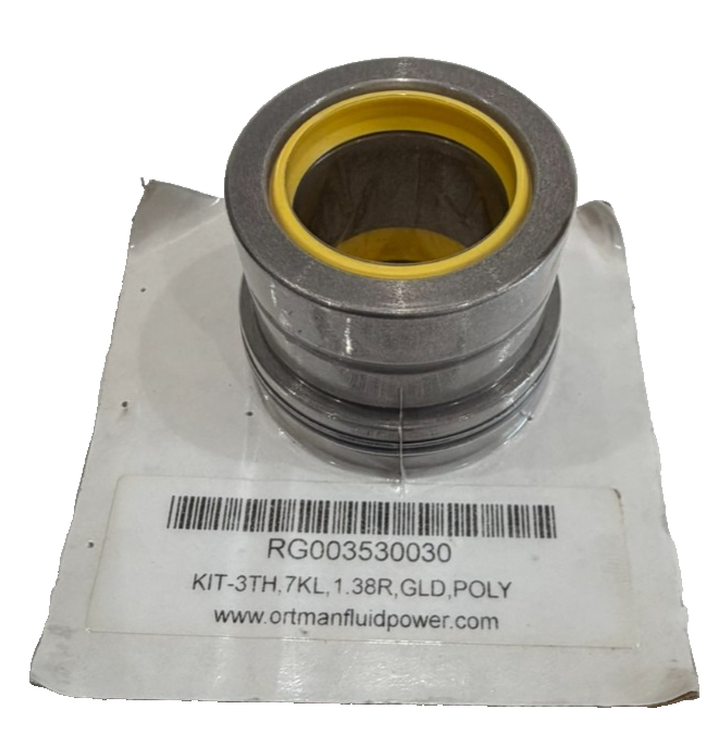NEW ORTMAN RG003530030 CYLINDER GLAND KIT KIT-3TH,7KL, 1.38R,GLD,POLY - Image 3