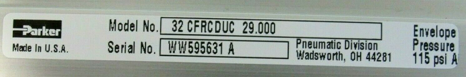 NEW PARKER 32-CFRCDUC-29.000 RODLESS CYLINDER 32CFRCDUC29000 - Image 5