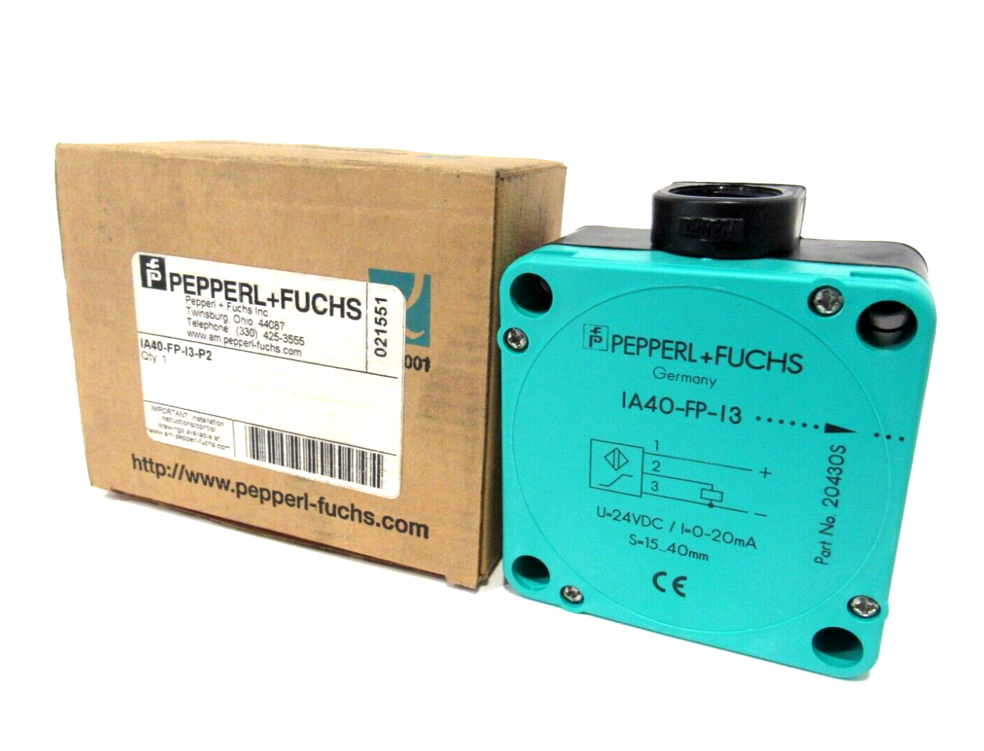 NEW PEPPERL & FUCHS IA40-FP-I3-P2 PROXIMITY SENSROR IA40FPI3P2