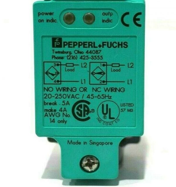 NEW PEPPERL & FUCHS NJ20-U4-W PROXIMITY SWITCH NJ20U4W - Image 4