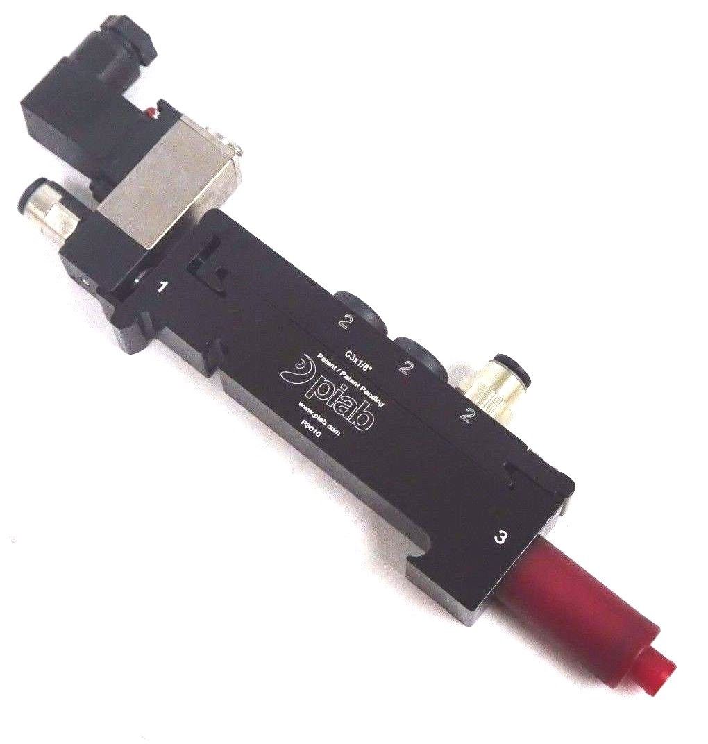 NEW PIAB P3010 MODULE WITH C3X1/8 AND DS23-2425-S-D VACUUM PUMP