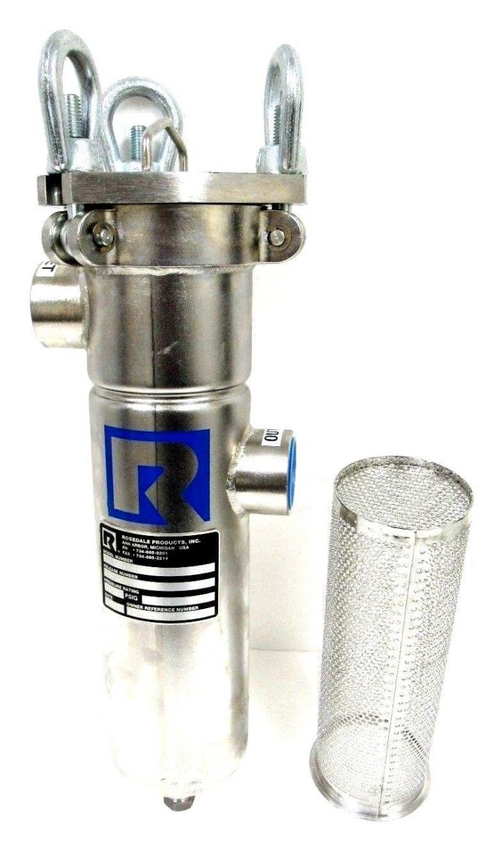 NEW ROSEDALE 4-12-11/2P-2-500-SBNPB BASKET STRAINER 412112P2500SBNPB 500PSI - Image 4