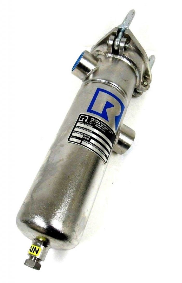 NEW ROSEDALE 4-12-11/2P-2-500-SBNPB BASKET STRAINER 412112P2500SBNPB 500PSI