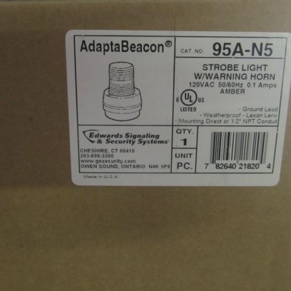 NEW SEALED EDWARDS SIGNALING 95A-N5 STROBE LIGHT 95AN5