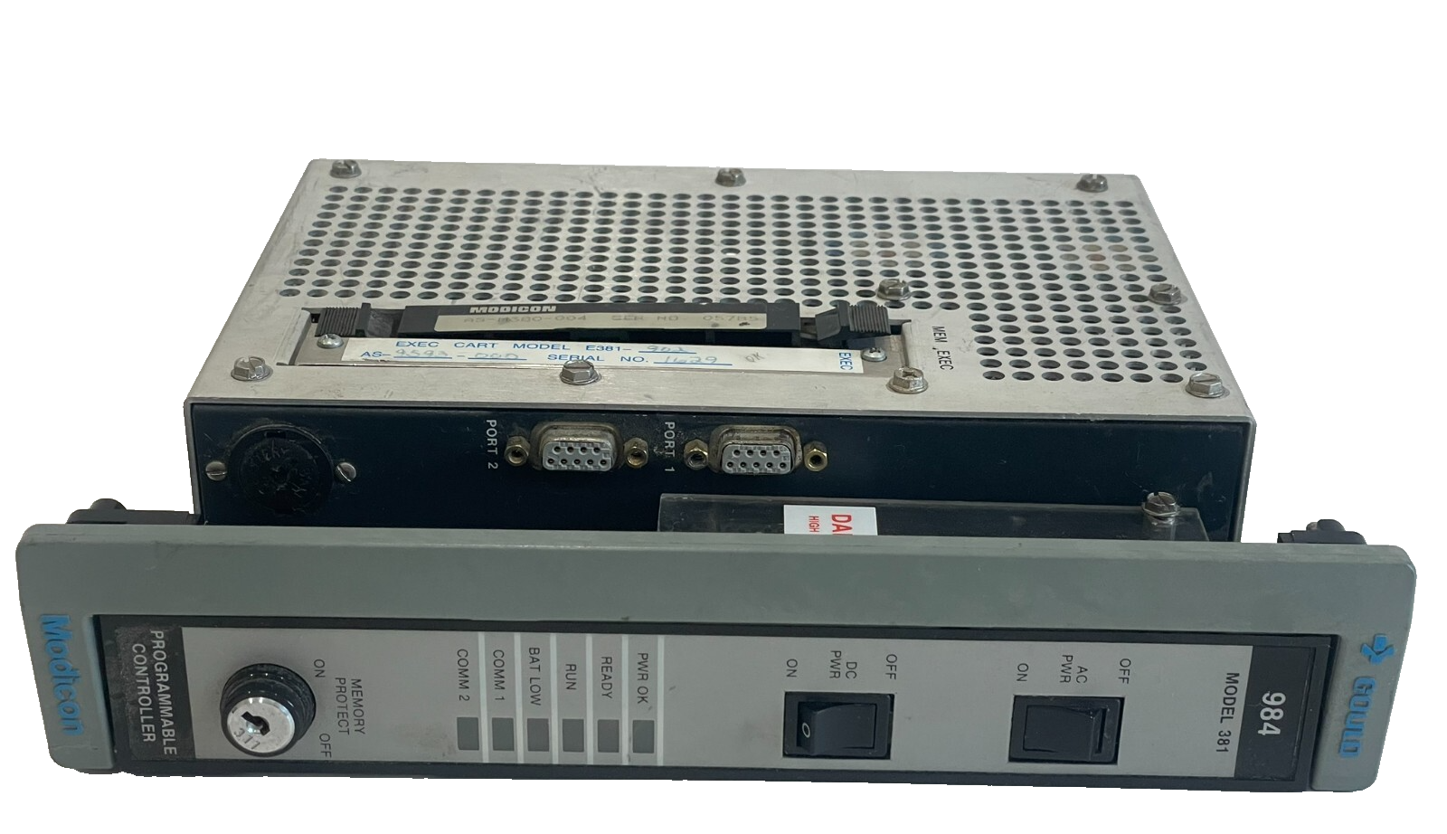 USED MODICON AS-9584-000 PROGRAMMABLE CONTROLLER PC-0984-381 AS9584000 ...