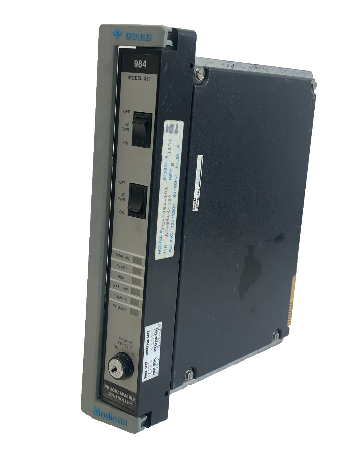 USED MODICON AS-9584-000 PROGRAMMABLE CONTROLLER PC-0984-381 AS9584000 ...