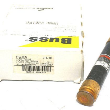 10 NEW BUSSMANN FUSETRON FRS-R-5 FUSES FRSR5