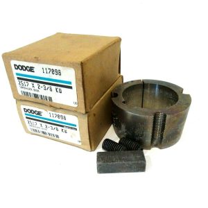 2 NEW DODGE 2517 X 2 -3 /8 TAPER LOCK BUSHING 2517x238